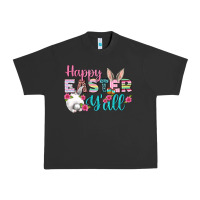 Pigment Black Happy Easter Y'all Urban Heavy Tee - BundleAndBundleShop