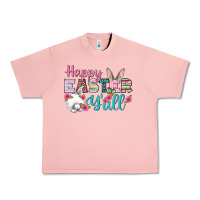 Salmon Happy Easter Y'all Urban Heavy Tee - BundleAndBundleShop