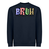 Navy bruh the woman formerly known as mom Heavyweight Sweatshirt - JahusDesignShop
