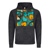 Vintage Black autumn leaves seamless pattern Vintage Hoodie - BundleAndBundleShop