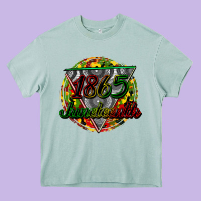 1865 Juneteenth Heavy Core Tee Designed By Cowgirlartshop