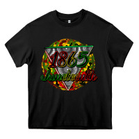 Black 1865 juneteenth Heavy Core Tee - CowGirlArtShop