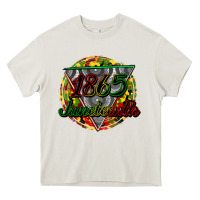 Cream 1865 juneteenth Heavy Core Tee - CowGirlArtShop