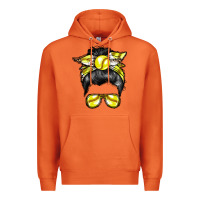 Carrot softball mom Premium Hoodie - RacoonDesign