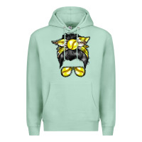 Seafoam softball mom Premium Hoodie - RacoonDesign