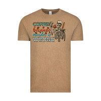 Vintage Coffee coffee because murder is wrong bbs Vintage Tee - BundleAndBundleShop