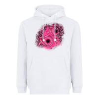 White ribbon patch Heavyweight Hoodie - JahusDesignShop