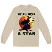Mushroom witch upon a star Long Sleeve Tee - BundleAndBundleShop
