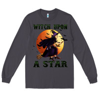 Smoke witch upon a star Long Sleeve Tee - BundleAndBundleShop