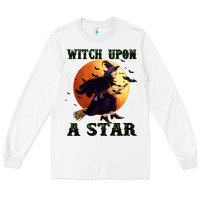 White witch upon a star Long Sleeve Tee - BundleAndBundleShop