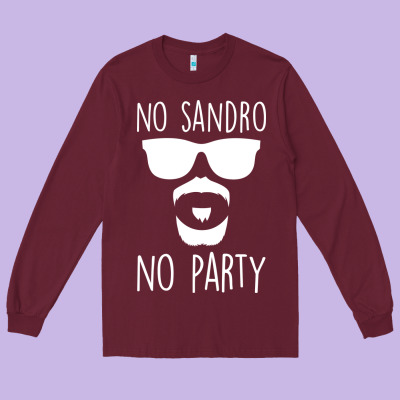 No Sandro No Party Long Sleeve Tee Designed By Bettercallsaul