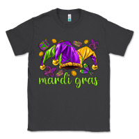 Smoke Mardi Gras with jester hat Classic Tee - HowdyJamesFarm