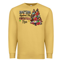 Antique Gold rocking around the christmas tree Premium Sweatshirt - JahusDesignShop