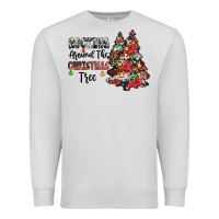 Dove Grey rocking around the christmas tree Premium Sweatshirt - JahusDesignShop