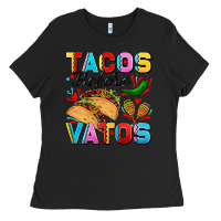 Black Tacos before Vatos Valentine's Day Ladies Tee - FaDigitalArtStudio