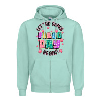 Seafoam field day let the games begin Zipper Hoodie - JahusDesignShop