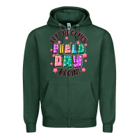Sports Green field day let the games begin Zipper Hoodie - JahusDesignShop
