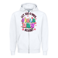 White field day let the games begin Zipper Hoodie - JahusDesignShop