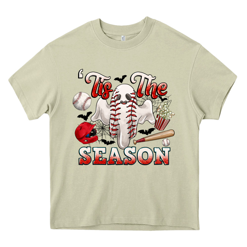 Tis The Season Baseball Halloween Heavy Core Tee by CowGirlArtShop | Teevron