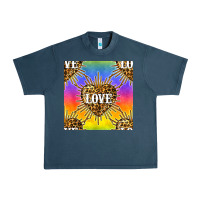 Midnight Navy Pride lgbtq leopard love heart seamless pattern Urban Heavy Tee - BundleAndBundleShop