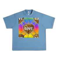Pebble Blue Pride lgbtq leopard love heart seamless pattern Urban Heavy Tee - BundleAndBundleShop