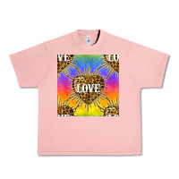 Salmon Pride lgbtq leopard love heart seamless pattern Urban Heavy Tee - BundleAndBundleShop