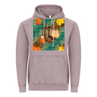 Vintage Zinc fall boot seamless pattern Vintage Hoodie - BundleAndBundleShop