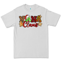 Dove Grey Nana Claus Christmas Lights And Gifts mother's day Premium Tee - HowdyJamesFarm