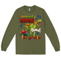 Army Green ready to crush 1st grade Long Sleeve Tee - BundleAndBundleShop
