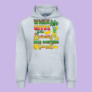 When Life Gives You Lemons Make Something Urban Hoodie Designed By Ranaportraitstore