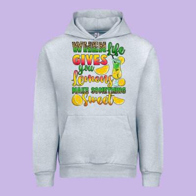 When Life Gives You Lemons Make Something Urban Hoodie Designed By Ranaportraitstore