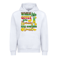 White when life gives you lemons make something Urban Hoodie - RanaPortraitStore
