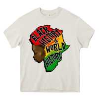 Black History Is World History Heavy Core Tee | Teevron