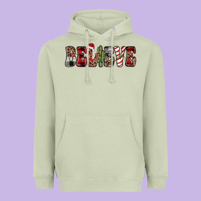 Believe Heavyweight Hoodie Designed By Jahusdesignshop