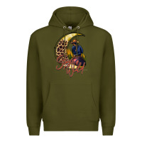 Army Green stay wild moon cowgirl Premium Hoodie - RacoonDesign