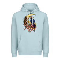 Blue Mist stay wild moon cowgirl Premium Hoodie - RacoonDesign