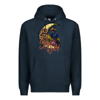 Navy stay wild moon cowgirl Premium Hoodie - RacoonDesign