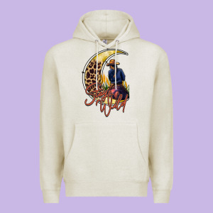 Stay Wild Moon Cowgirl Premium Hoodie Designed By Racoondesign