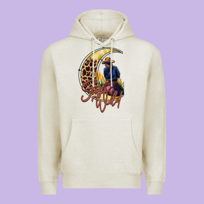 Stay Wild Moon Cowgirl Premium Hoodie Designed By Racoondesign