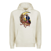 Oatmeal Heather stay wild moon cowgirl Premium Hoodie - RacoonDesign