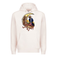 Pale Pink stay wild moon cowgirl Premium Hoodie - RacoonDesign