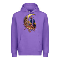 Purple stay wild moon cowgirl Premium Hoodie - RacoonDesign
