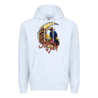 White stay wild moon cowgirl Premium Hoodie - RacoonDesign