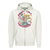 Oatmeal Heather funny motherhood Zipper Hoodie - JahusDesignShop