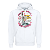 White funny motherhood Zipper Hoodie - JahusDesignShop