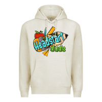 Oatmeal Heather headstart dude Premium Hoodie - Jasminsmagicworld