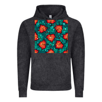 Vintage Arctic fall leaves seamless pattern Vintage Hoodie - BundleAndBundleShop