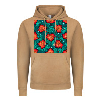 Vintage Camel fall leaves seamless pattern Vintage Hoodie - BundleAndBundleShop