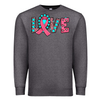 Charcoal Heather love Premium Sweatshirt - JahusDesignShop