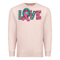 Pale Pink love Premium Sweatshirt - JahusDesignShop
